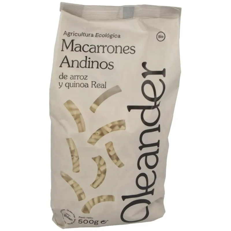 Oleanders macarrones arroz quinoa sin gluten 500g | Farmacia Barata