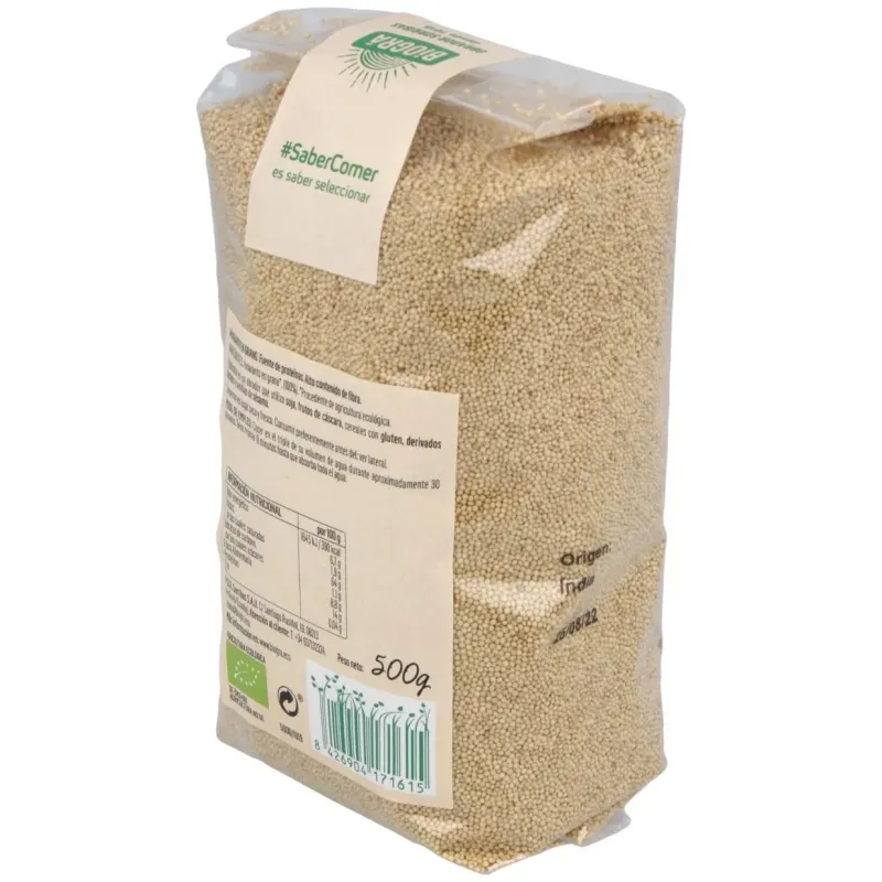 Bioga amaranto grano bio 500g | Farmacia Barata