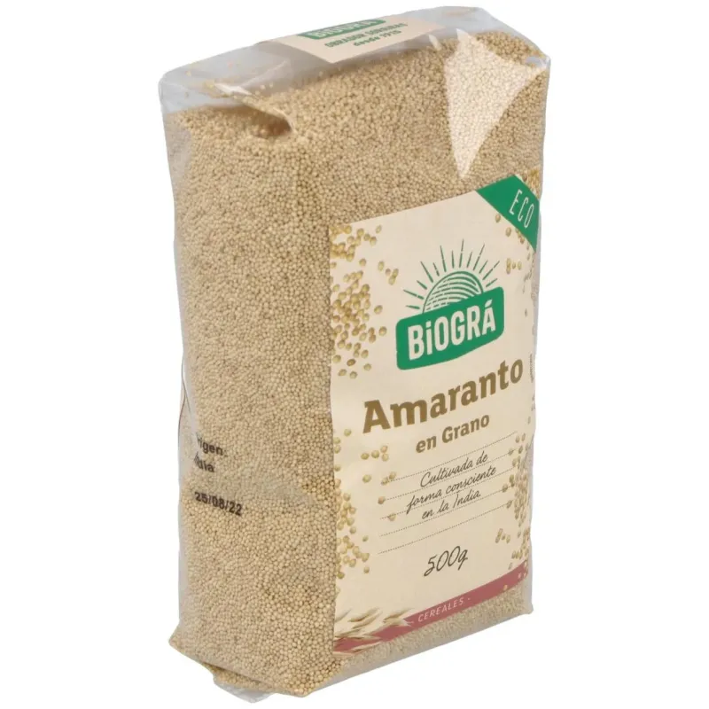 Bioga amaranto grano bio 500g | Farmacia Barata