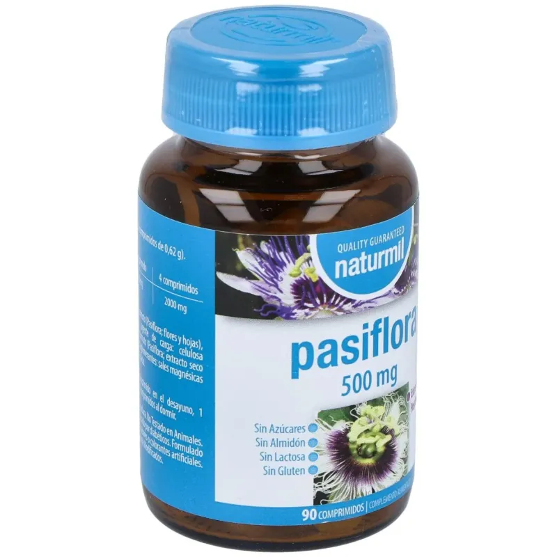 Pasiflora 500mg. 90comp. 2 | Farmacia Barata