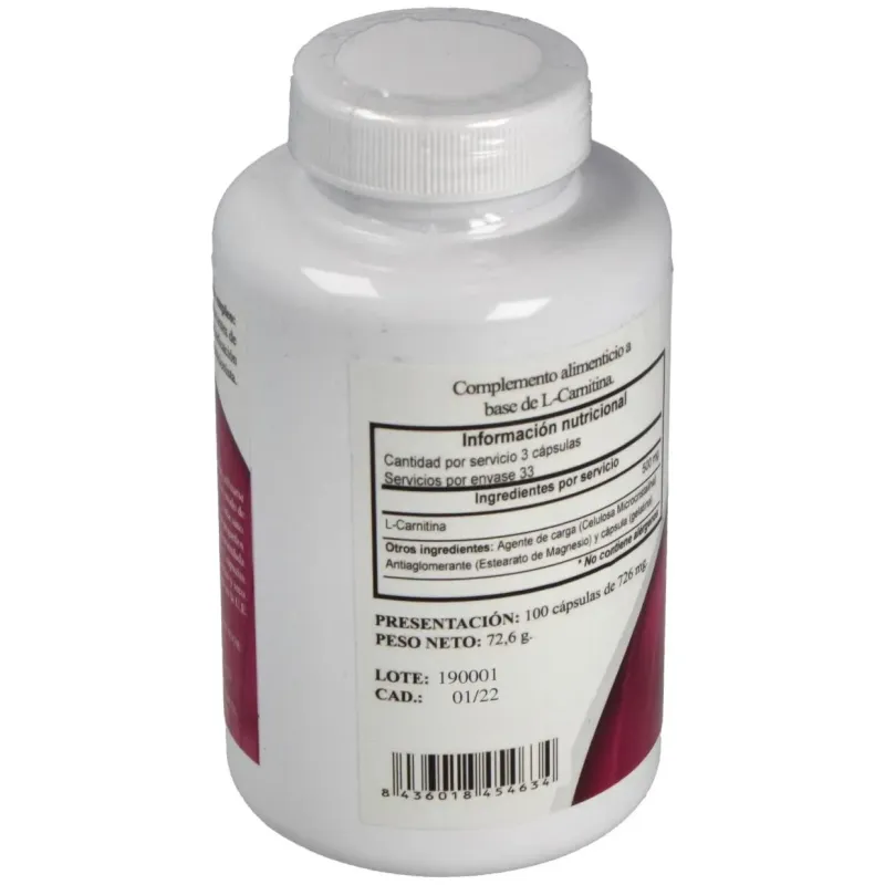 L-carnitina 100cap. 2 | Farmacia Barata