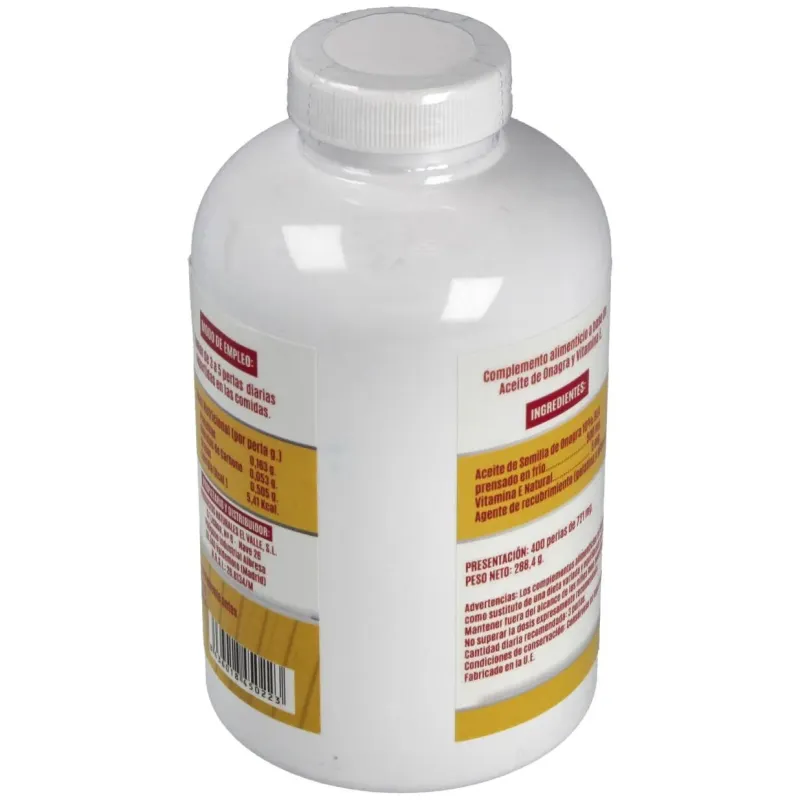Aceite de onagra 400perlas | Farmacia Barata