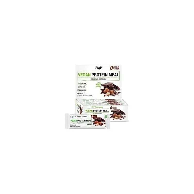 Vegan protein meal choco-avellana praline 12barr 2 | Farmacia Barata Vegan protein meal choco-avellana praline 12barr 2 | Farmacia Barata