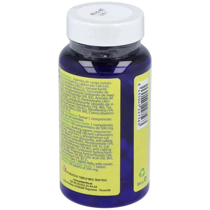Multivitaminas 500mg. 100comp. 2 | Farmacia Barata