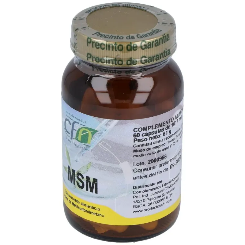 Msm 1000 metilsulfonilmetano 60cap. 2 | Farmacia Barata Msm 1000 metilsulfonilmetano 60cap. 2 | Farmacia Barata