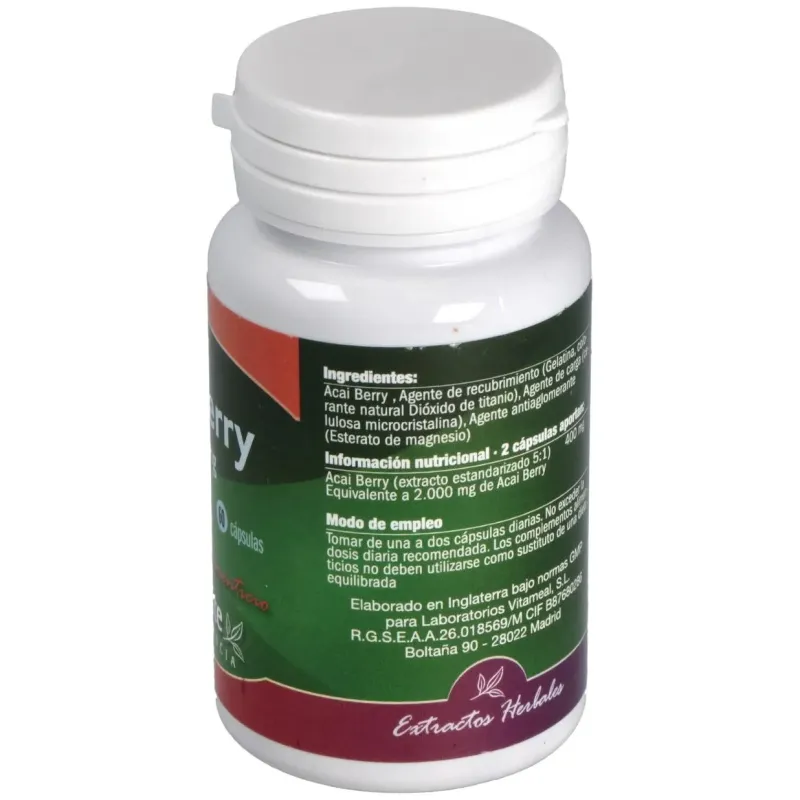 Acai berry 1000mg. 60cap. 2 | Farmacia Barata