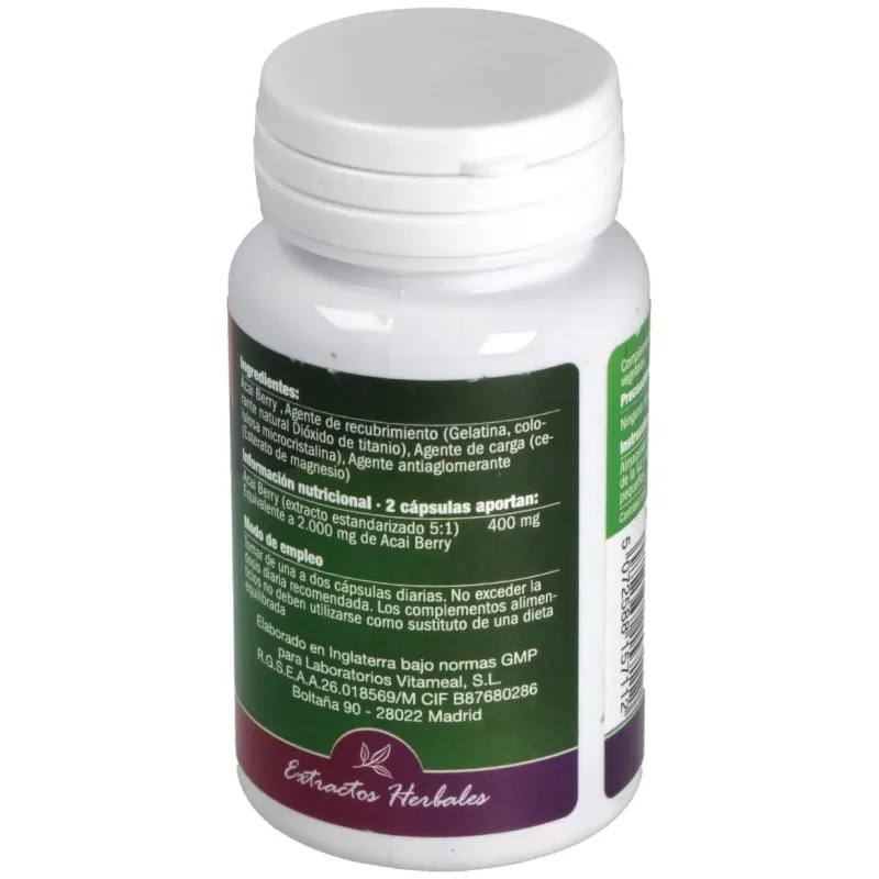 Acai berry 1000mg. 60cap. 2 | Farmacia Barata