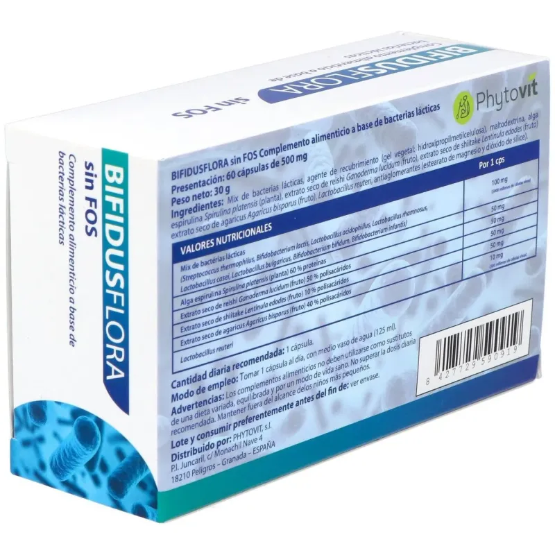 Bifidusflora sin fos 60vcaps. | Farmacia Barata Bifidusflora sin fos 60vcaps. | Farmacia Barata
