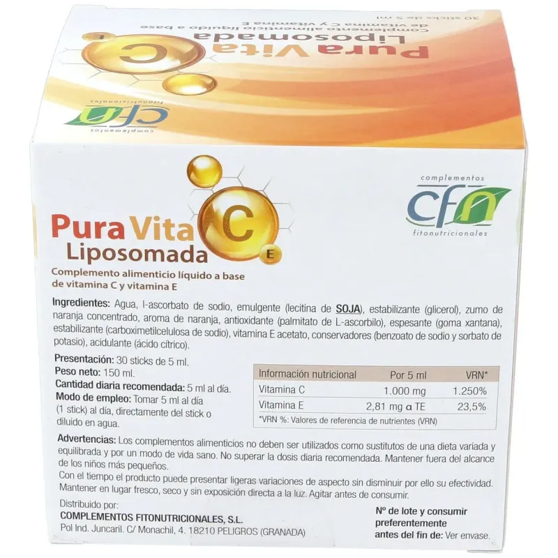 Pura vita c liposomada 30sticks | Farmacia Barata
