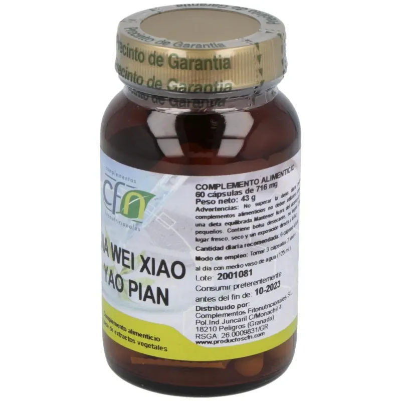 Jia wei xiao yao pian 60vcaps. | Farmacia Barata