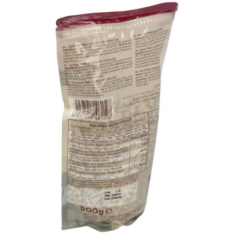 Quinua real quinoa tres colores 500g | Farmacia Barata Quinua real quinoa tres colores 500g | Farmacia Barata
