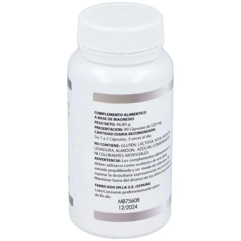 Magnesio citrato 90cap. | Farmacia Barata
