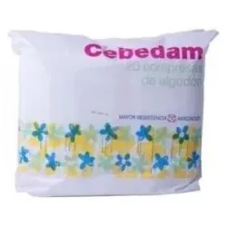 Cebedam compresas higienicas algodon 20un