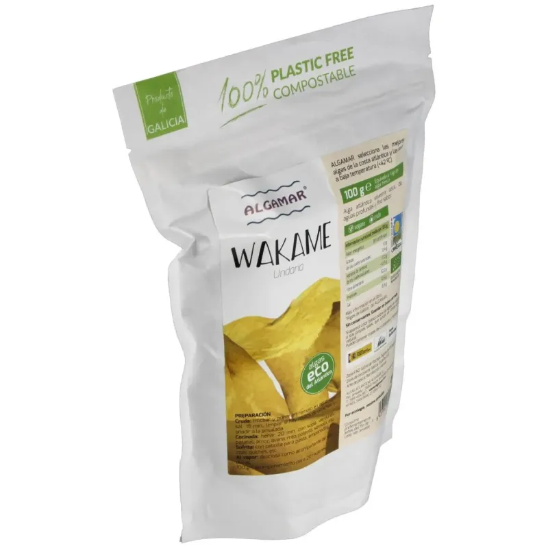 Algamar algas wakame ecológica 100g | Farmacia Barata Algamar algas wakame ecológica 100g | Farmacia Barata