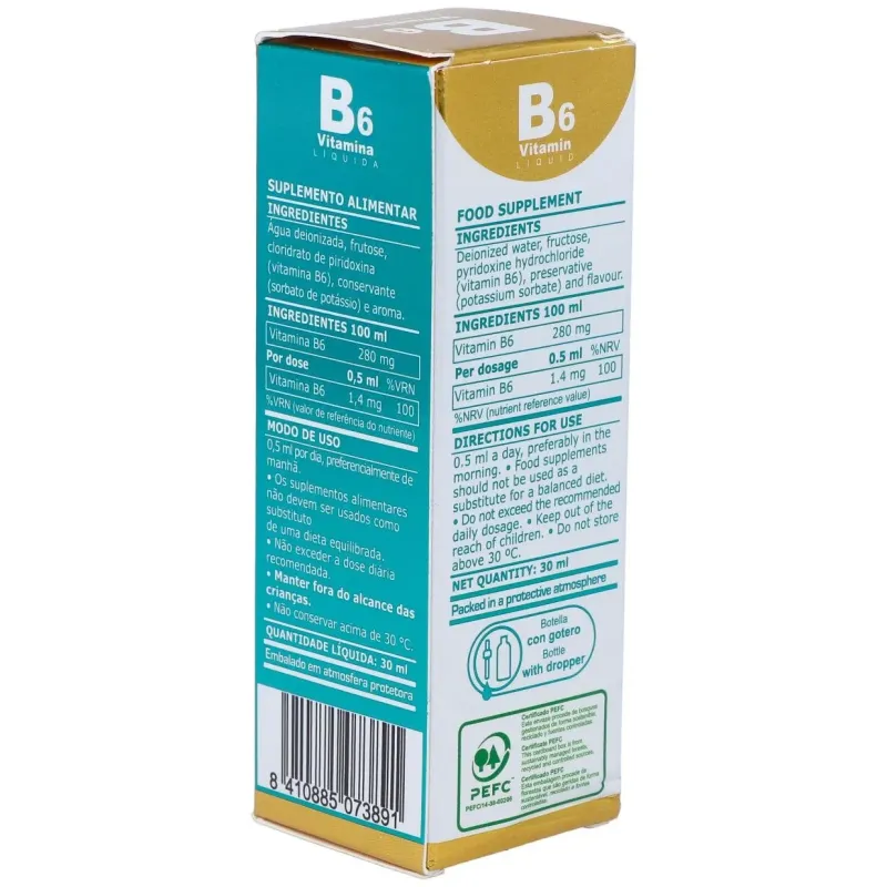 Vitamina b6 liquida 30ml. | Farmacia Barata
