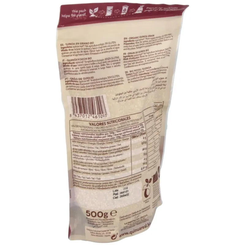 La finestra sul cielo quinoa grano eco sin gluten 500gr | Farmacia Barata