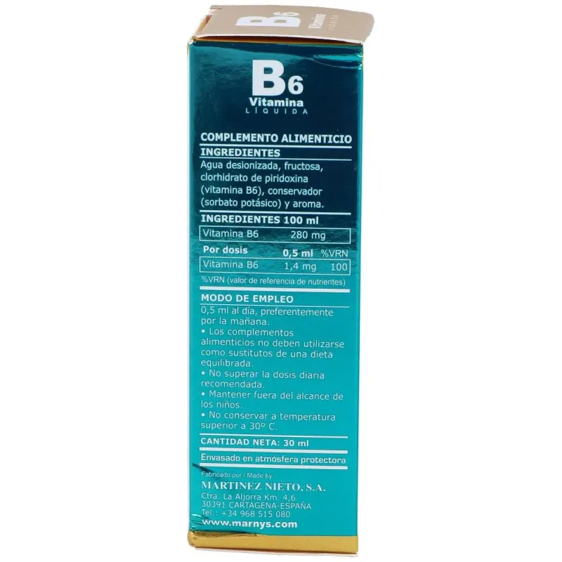 Vitamina b6 liquida 30ml. | Farmacia Barata