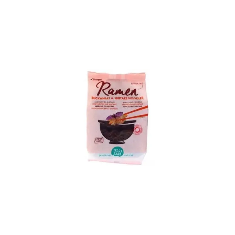 Terrasana ramen de trigo sarraceno y shitake bio 280g | Farmacia Barata