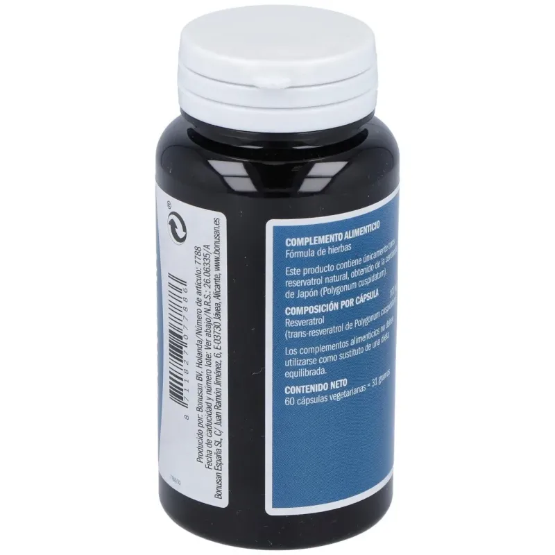 Resveratrol 60cap. 2 | Farmacia Barata