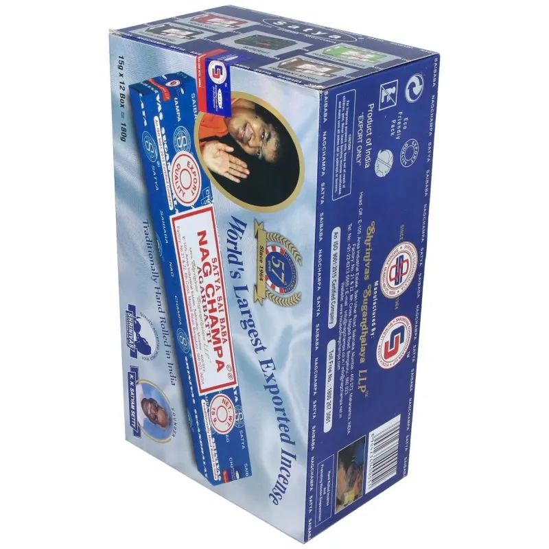 Incienso stick satya sai baba 12ud x 15gr. | Farmacia Barata Incienso stick satya sai baba 12ud x 15gr. | Farmacia Barata