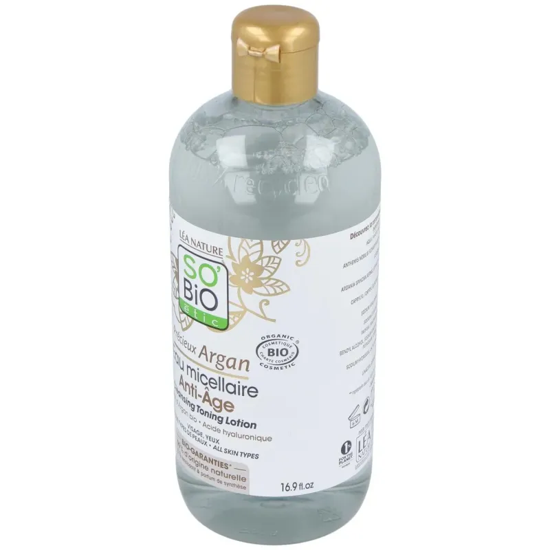 So bio etic agua micelar antiedad hialurónico argán bio 500ml | Farmacia Barata So bio etic agua micelar antiedad hialurónico argán bio 500ml | Farmacia Barata