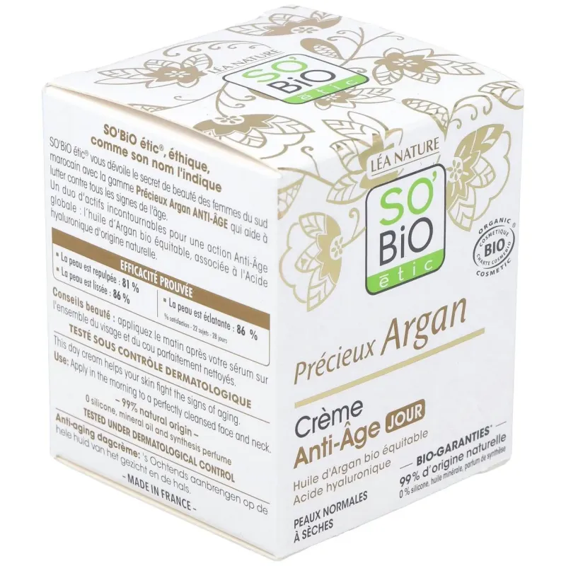 So bio etic crema de día ácido hialurónico y argan 50ml | Farmacia Barata So bio etic crema de día ácido hialurónico y argan 50ml | Farmacia Barata