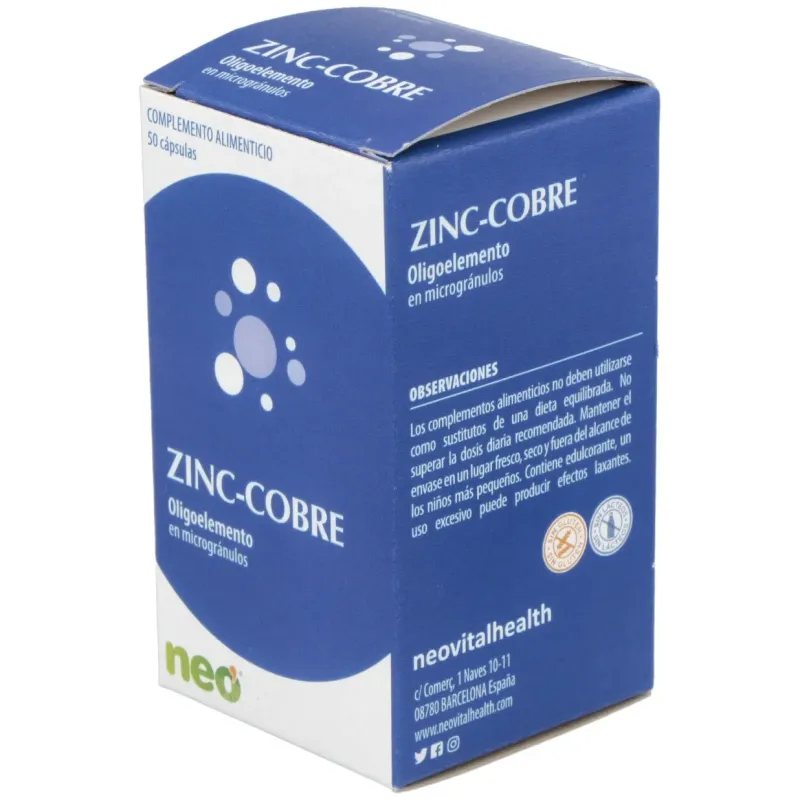 Neo Zinc Cobre | Farmacia Barata