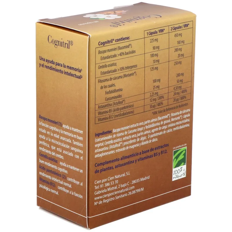 Cognitril 60 cápsulas | Farmacia Barata Cognitril 60 cápsulas | Farmacia Barata