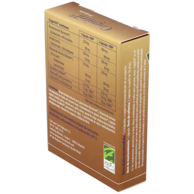 Cognitril 30 cápsulas | Farmacia Barata Cognitril 30 cápsulas | Farmacia Barata