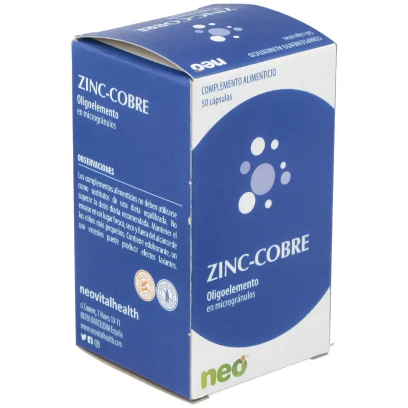 Neo Zinc Cobre | Farmacia Barata