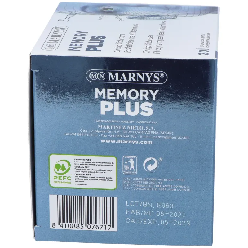 Marnys Memory Plus | Farmacia Barata Marnys Memory Plus | Farmacia Barata