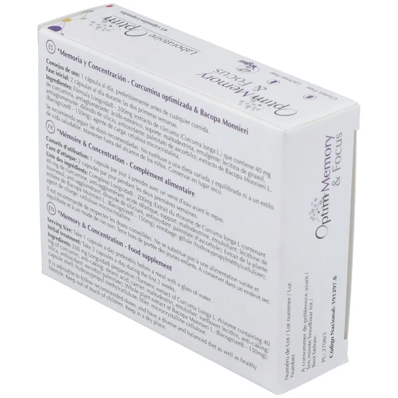 Optim Memory & Focus | Farmacia Barata