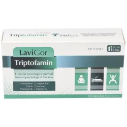 Lavigor Triptofamin, 60 cápsulas.