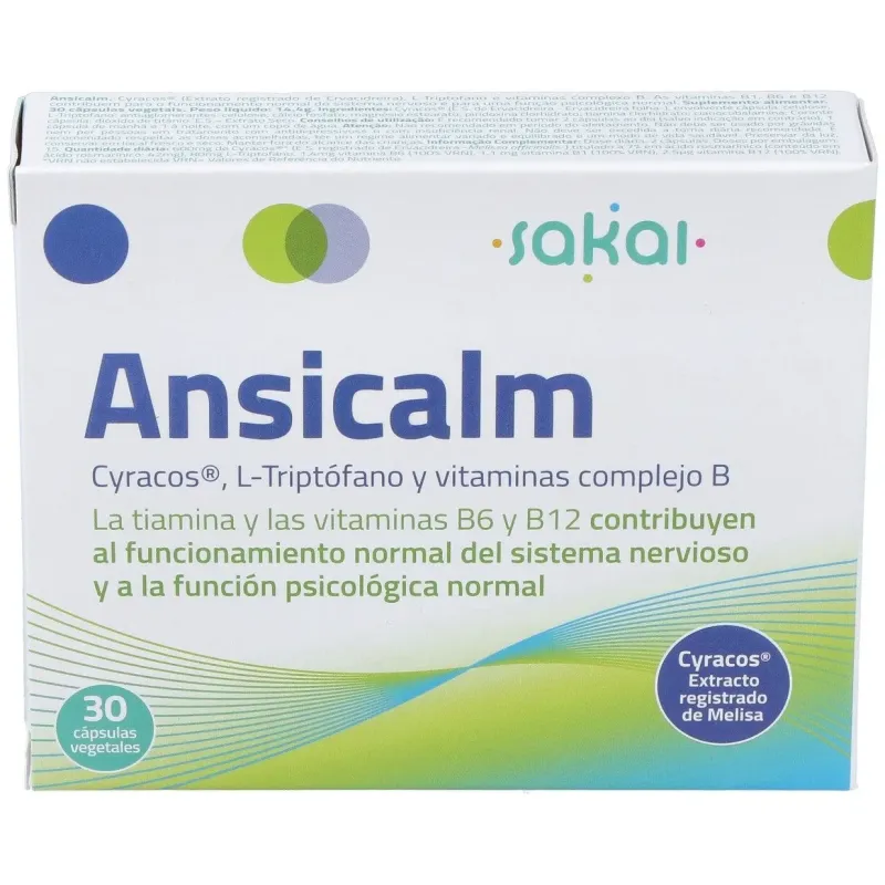 Ansicalm 30cap Sakai | Farmacia Barata Ansicalm 30cap Sakai | Farmacia Barata