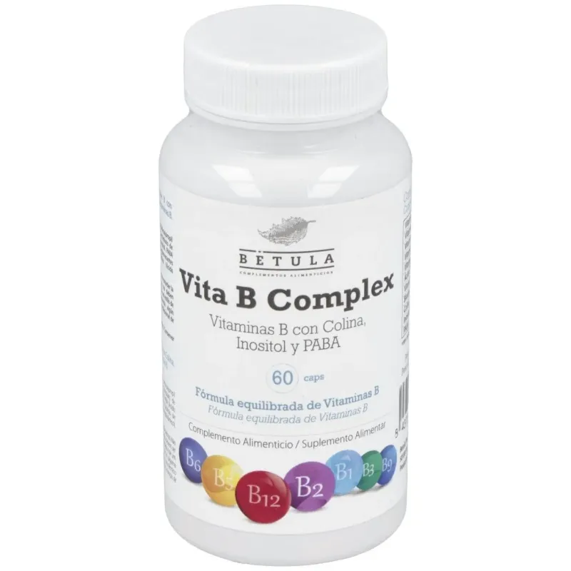 Vitamina B Complex 60cap Betula | Farmacia Barata Vitamina B Complex 60cap Betula | Farmacia Barata