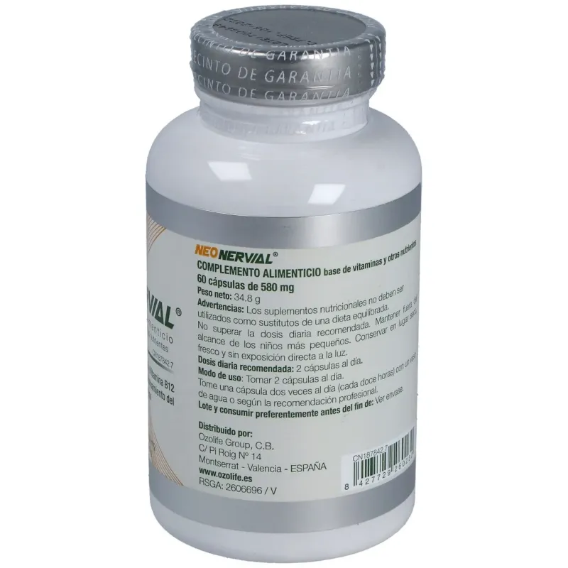 Ozolife Neonervial 60 cápsulas | Farmacia Barata Ozolife Neonervial 60 cápsulas | Farmacia Barata