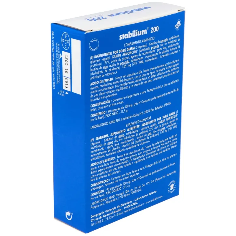 Stabilium 90 perlas | Farmacia Barata Stabilium 90 perlas | Farmacia Barata