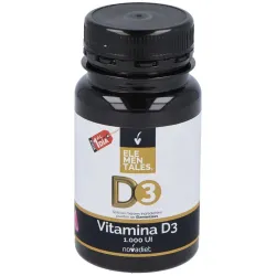 Nova Diet Vitamina D3, 1000 UI, 120 cápsulas.