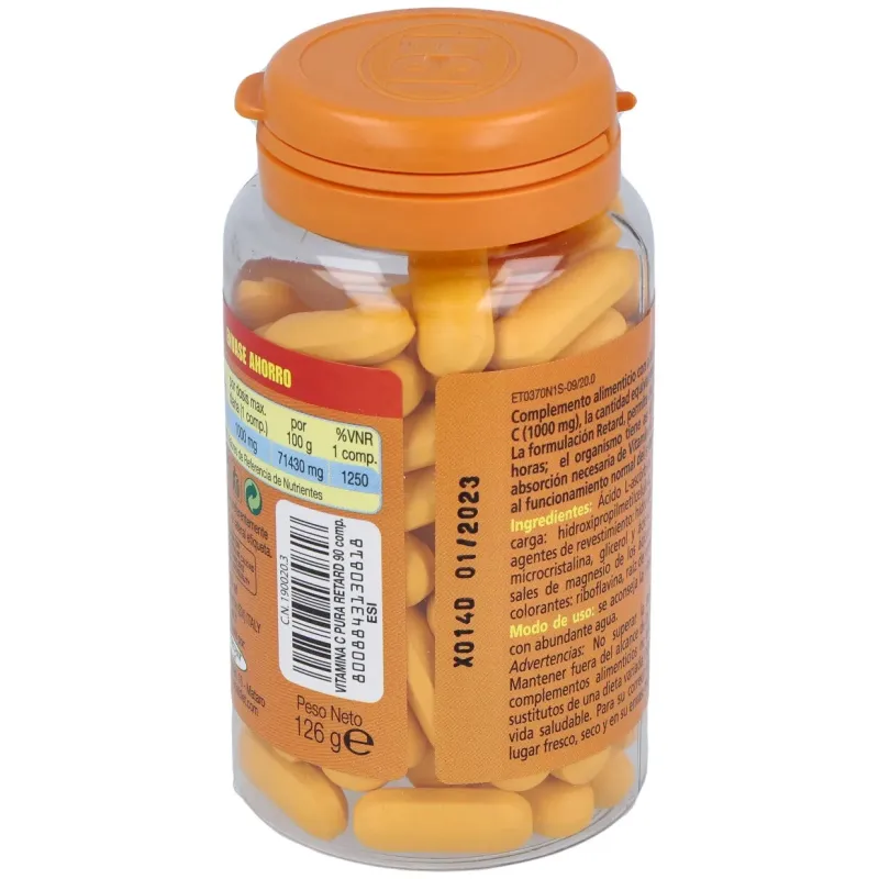Vitamina C 1000mg Retard 90comp ESI | Farmacia Barata Vitamina C 1000mg Retard 90comp ESI | Farmacia Barata
