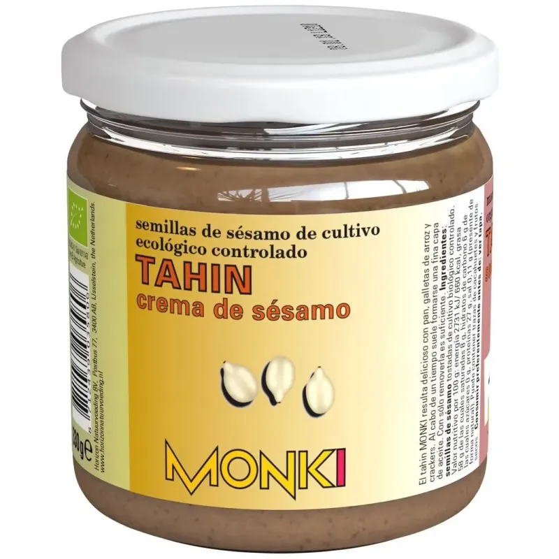 Tahin Bio Monki sin Sal 330g | Farmacia Barata