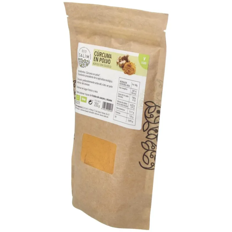 Eco-Salim Cúrcuma en Polvo, 200g | Farmacia Barata Eco-Salim Cúrcuma en Polvo, 200g | Farmacia Barata