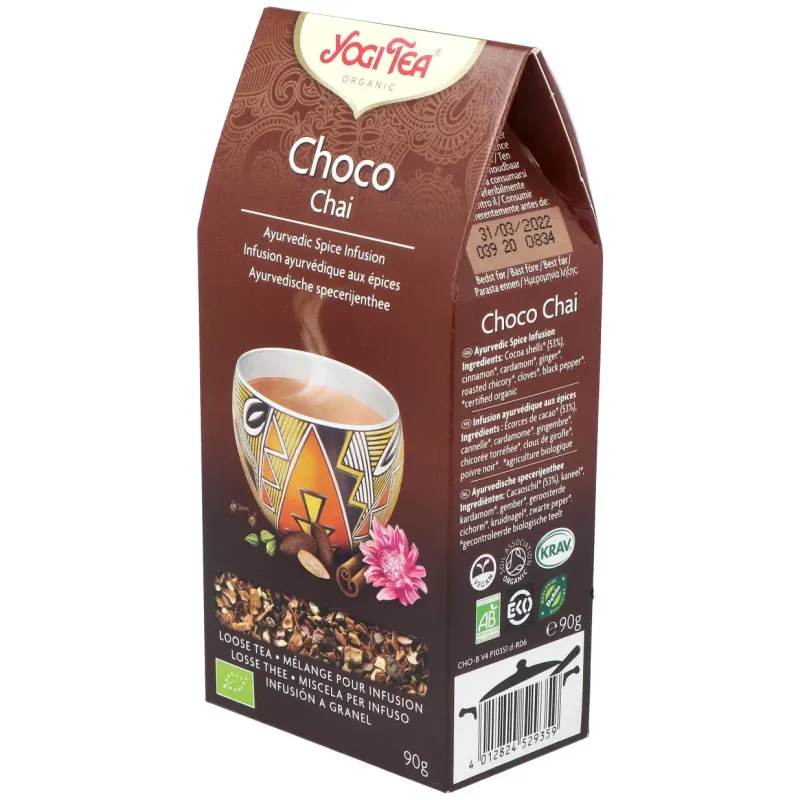 Yogi Tea Chocolate Chai 90 g | Farmacia Barata Yogi Tea Chocolate Chai 90 g | Farmacia Barata