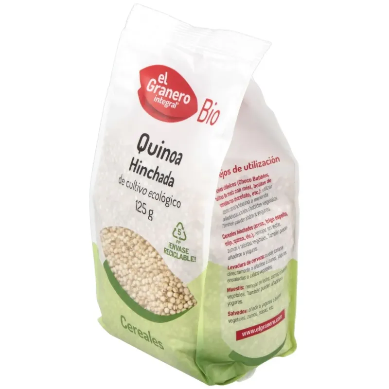 El Granero Quinoa Hinchada Bio 125g | Farmacia Barata El Granero Quinoa Hinchada Bio 125g | Farmacia Barata
