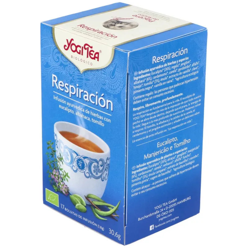 Yogi Tea Respiración 15 sobres | Farmacia Barata Yogi Tea Respiración 15 sobres | Farmacia Barata