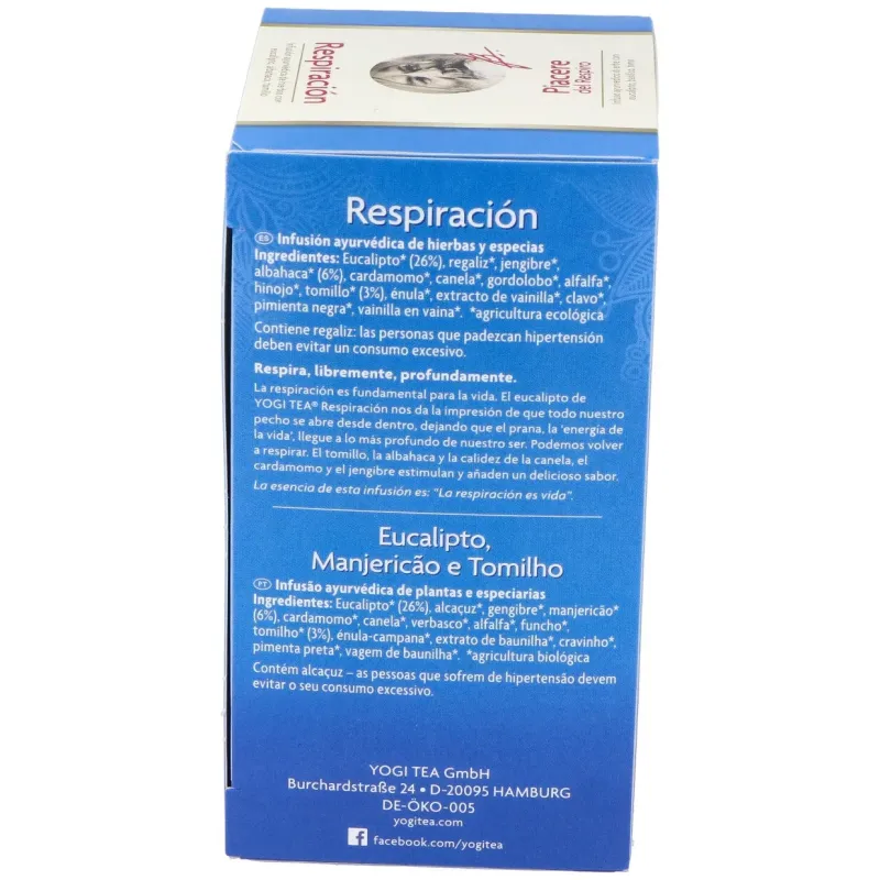Yogi Tea Respiración 15 sobres | Farmacia Barata Yogi Tea Respiración 15 sobres | Farmacia Barata