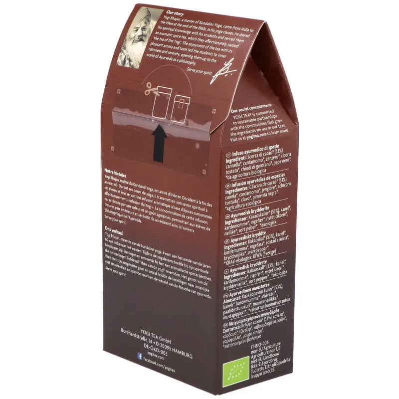 Yogi Tea Chocolate Chai 90 g | Farmacia Barata Yogi Tea Chocolate Chai 90 g | Farmacia Barata