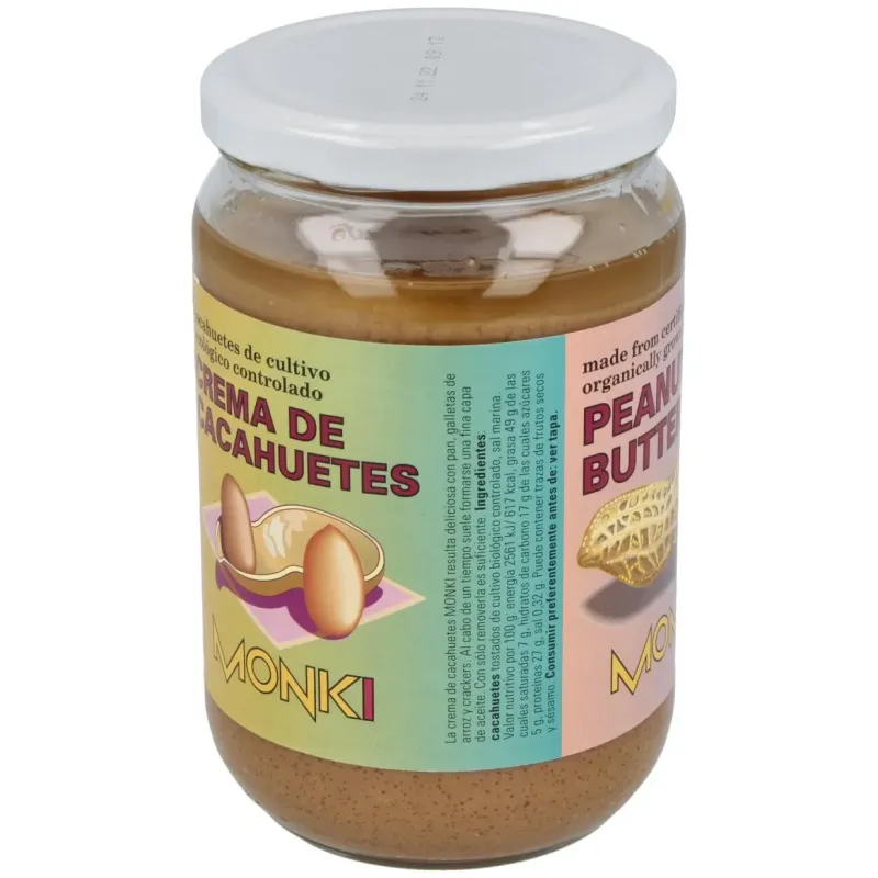 Crema de Cacahuete 650g Eco Monki | Farmacia Barata