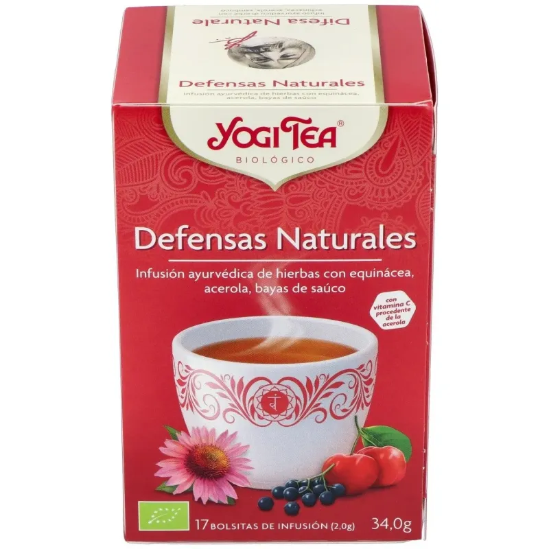 Yogi Tea Defensas Naturales, 17 Sobres | Farmacia Barata