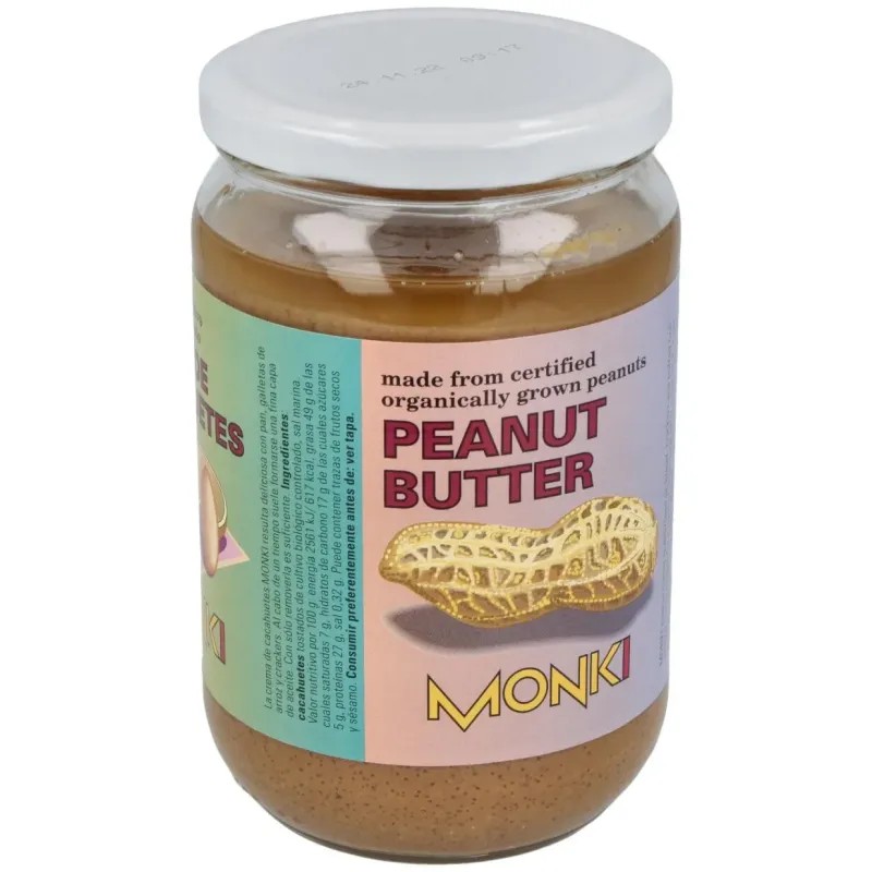 Crema de Cacahuete 650g Eco Monki | Farmacia Barata