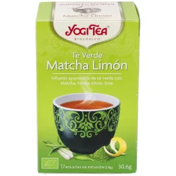 Yogi Tea Te Verde Matcha Limón, 20 sobres